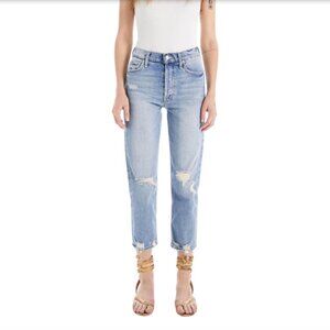 Mother Superior The Tomcat Distressed Straight Leg Jeans In The Confession 27